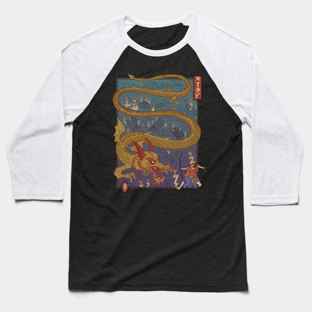 The archer and the dragon Baseball T-Shirt by Krobilad